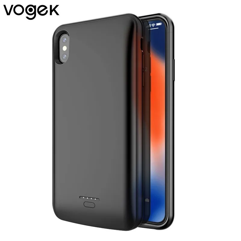 Чехол для аккумулятора Vogek, внешний аккумулятор для iphone XR XS MAX, 5000 мА/ч, Магнитная Адсорбция, чехол для зарядного устройства для iphone 6, 7, 8 plus