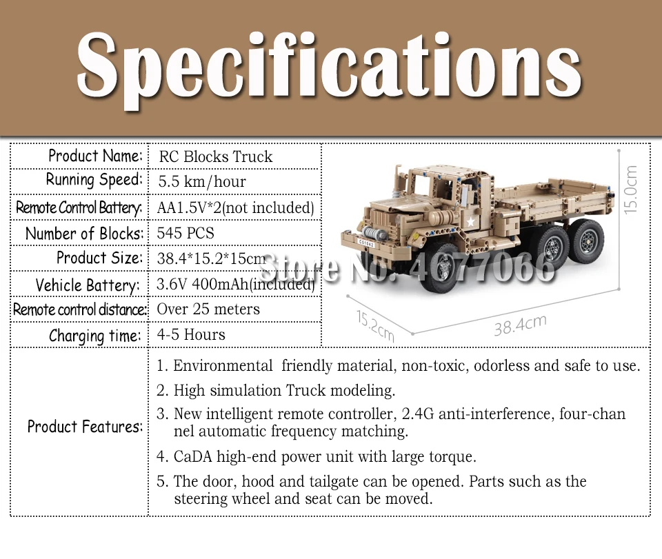 Строительные блоки RC автомобиль 4wd 4x4 военная модель грузовика diy комплект армейский пульт дистанционного управления автомобили игрушки для детей мальчиков