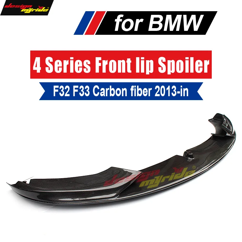 

Car-Styling Carbon Fiber Front Bumper Lip Spoiler Chin for BMW 4 Series F32 F33 420i 428i 430i 440i M Sport bumper 2013-2018