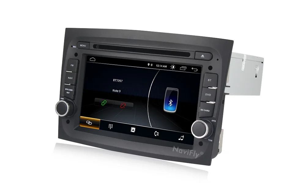 Excellent NaviFly 2din Android 8.1 Car dvd multimedia player radio audio for FIAT DOBLO 2016 2017 GPS Navigation WIFI RDS SD USB BT Canbus 18