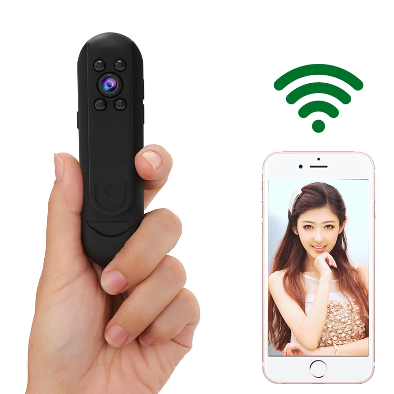 

Wireless Digital WIFI Pen Recorder 1080P Mini IP P2P HD Camera For Meeting or Enforcement Security Baby Monitor