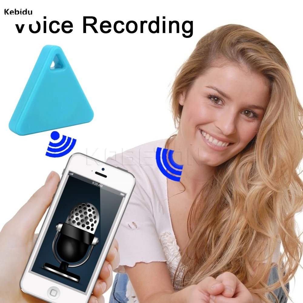 

Hot Sell Thin Smart Triangle Wireless bluetooth V4.0 Anti lost alarm Tracker key finder Seeker for pets wallets kids Locator