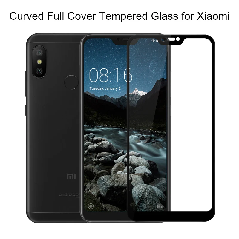 mobile phone screen protector 3 Pcs Tempered Glass for Xiaomi Mi 8 SE A2 Lite A1 Poco X3 NFC M3 F2 Pro Screen Protector for Xiaomi Mi 10T Pro 10 Lite 9 SE 9T mobile phone screen protector