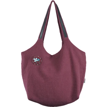 

Simple Cotton Linen Bag 2019 Women Literary Shoulder Bag Large Capacity Female Travel Handbag High Quality Canvas Tote Wholesale