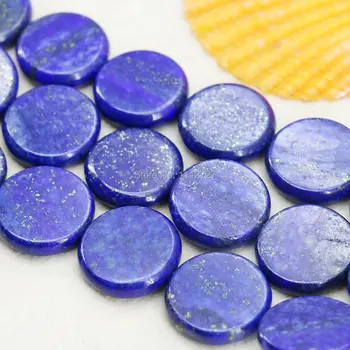 

18mm Wholesale Accessories Crafts Lapis lazuli Round Loose Beads Semi Finished Stones Jewelry Making Design Girls Gifts 15inch