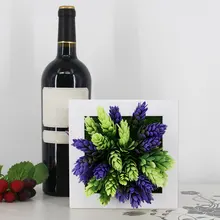 Пастические Цветочные рамки растение фоторамка моделирование 3D растения, искусственные цветы суккулентные растения креативная пастическая эмуляция