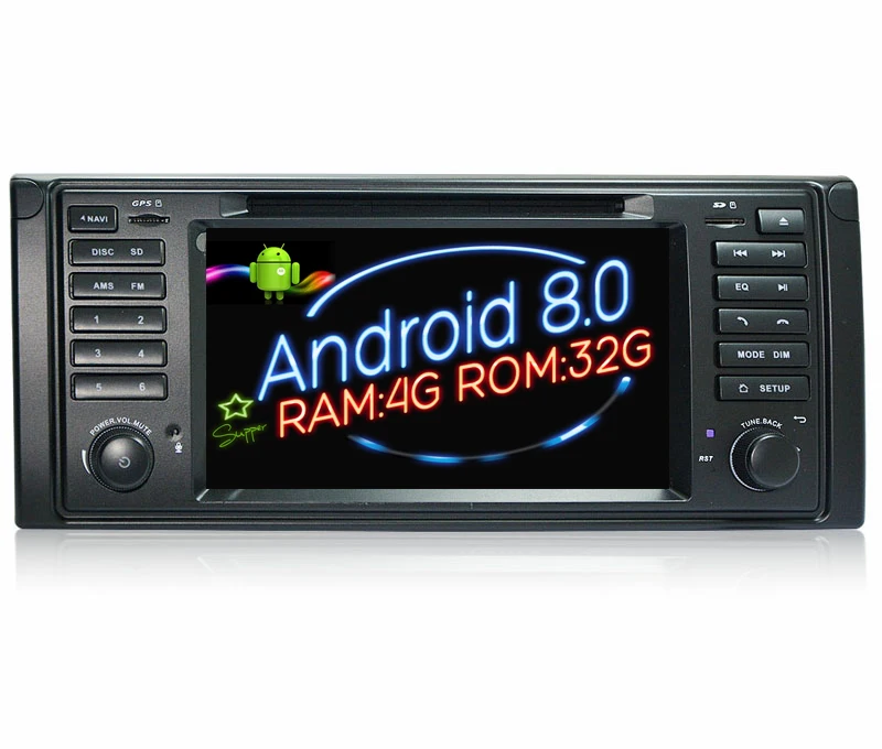 Octa (8) Core Android 8 0 автомобильный dvd плеер gps для BMW/E39/X5/E53 Navi аудио мультимедиа Авто