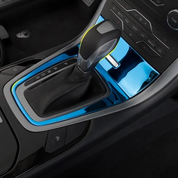 

Stainless Steel Cigar Lighter Gear Shift Panel Frame Cover For Ford Edge 201 16 17 2018 AAA185