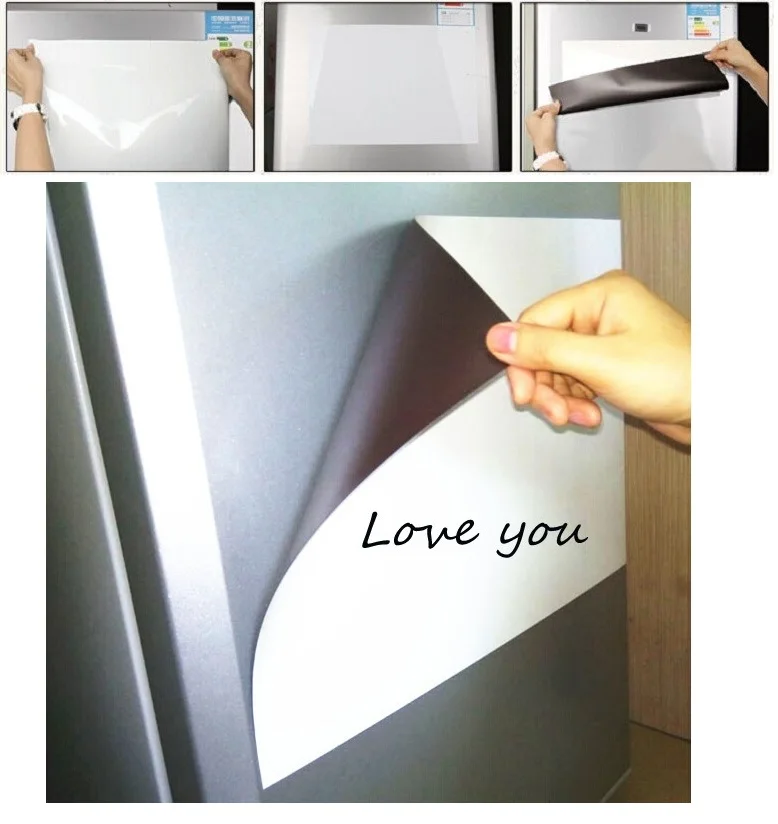 A3 Size Flexible Magnetic Whiteboard Fridge Soft Magnets Dry Wipe White Board Writing Record Board Magnetic Marker Pen Eraser