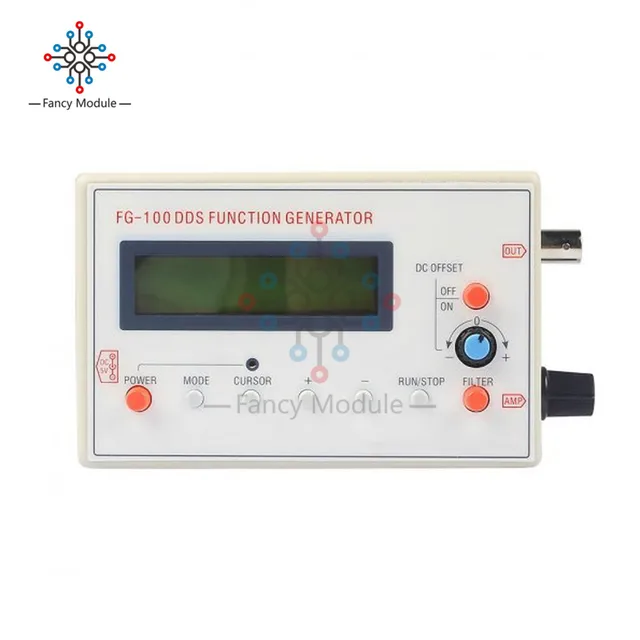 FG-100 1Hz-500kHz Générateur De Fonctions FG-100 DDS 1Hz-500kHz