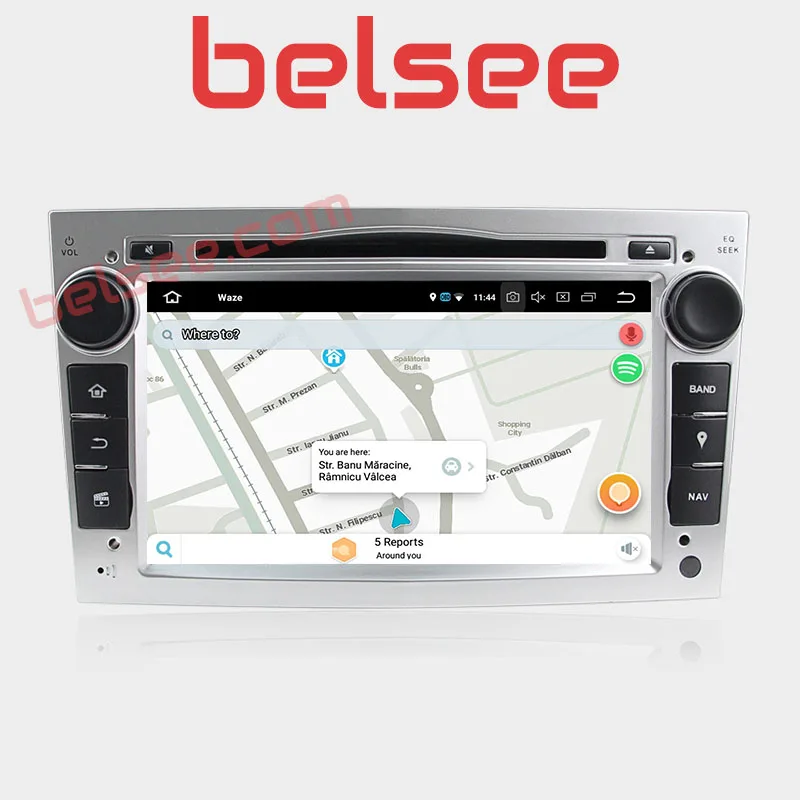 Perfect Belsee Android 9.0 Octa 4GB PX5 2 Din DVD GPS Car Radio Multimedia for for Vauxhall Opel Astra H G J Vectra Antara Zafira Corsa 1