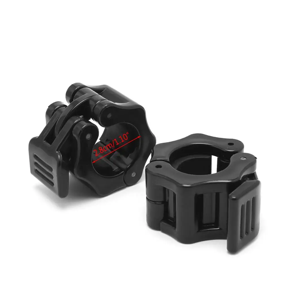 2Pcs Dumbbell Barbell Collar Clips Clamp Gym Weight Lifting Fitness Training New