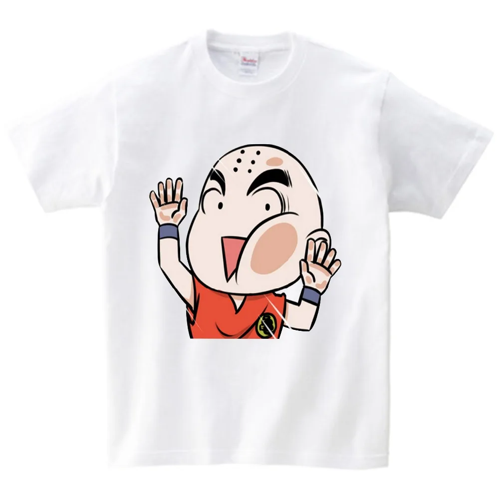 Xiao Lin/Коллекция года, летняя футболка с принтом Dragon Ball Goku из модала Детские футболки с аниме рисунком, одежда для маленьких девочек, NN