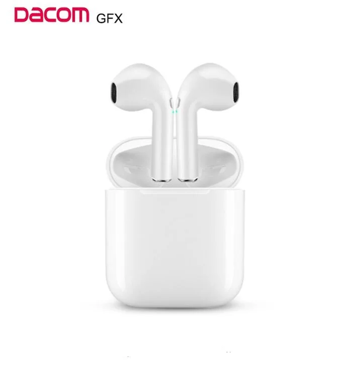 2019 Dacom наушники вкладыши TWS с GFX Ture Беспроводной Bluetooth v5.0 гарнитура для телефона