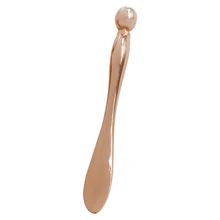 Практичная Массажная палочка, портативная, многофункциональная, для удаления морщин, цинковый сплав, Твердый крем для глаз, ложка для лица, прочные мини инструменты, косметика