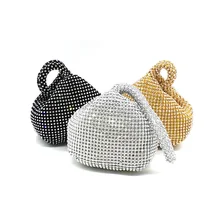 Новинка, модная Изысканная вечерняя сумочка с кристаллами, элегантная сумочка, вечерние сумки, стразы, сумка-тоут, блестящий кошелек, маленькие сумочки с кристаллами