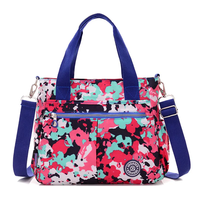 2017 العلامة التجارية أصيلة Crossbody أكياس المرأة السفر زائد حجم حقيبة يد متعددة الوظائف للماء النايلون حقيبة ساع