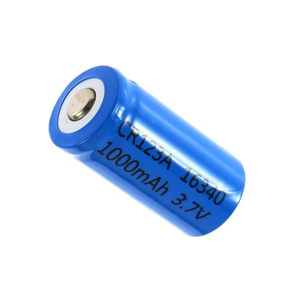 

In stock! 5Pcs Newest 3.7V 1000mAh CR123A 16340 Li-ion Rechargeable Battery Newest