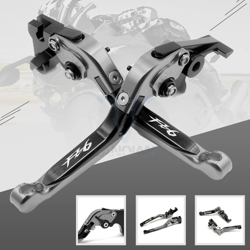 

CNC Motorcycle Extendable Handle Brake Clutch Levers For YAMAHA Fazer600/FZ6S/FZ6N 1998-2003 1999 2000 2001 2002 2003