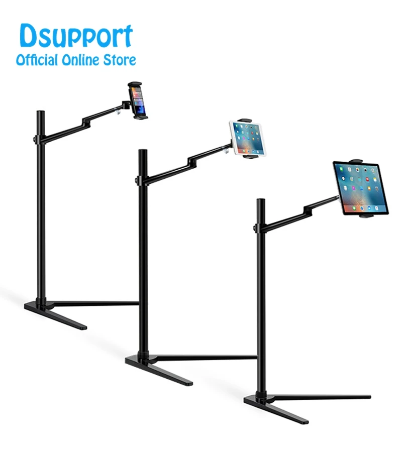 UP-6A floor stand for phone & tablet & ipad Holder Height/Angle Adjustable 2