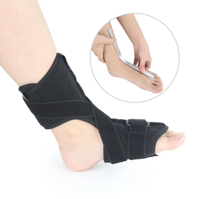  Adjustable Foot Orthosis Stabilizer Plantar Fasciitis Dorsal Night  Day Splint Drop Foot Orthotic B