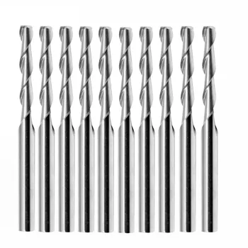

CED 2.5mm CEL 6mm Router Milling Bits Two Flute Spiral 10pcs