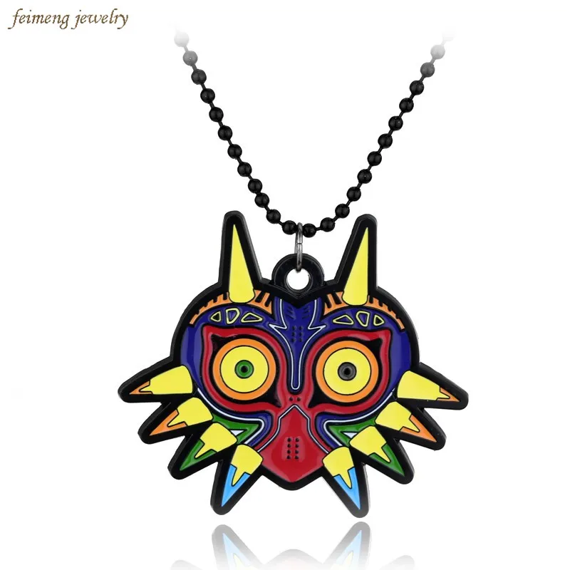 

Legend of Zelda Game Majoras Mask Colorful Owl Animal Pendant Charm Necklace Jewelry Gifts For Women And Men