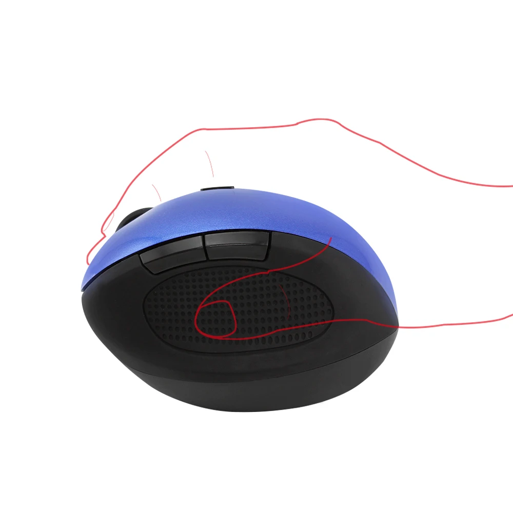 CHUYI Vertical Wireless Mouse Ergonomic Professional 6 Buttons 1600 DPI USB Computer Office Gaming mouse Laptops Mice PC