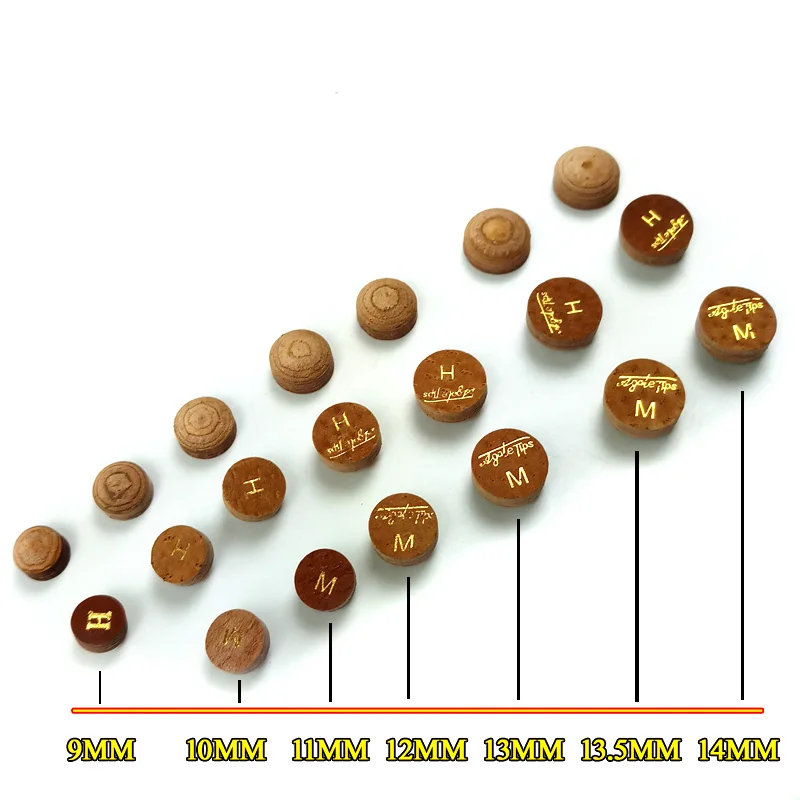 10 шт. бильярдный наконечник кия 12/13. 5 мм 6 слоев свиной кожи 9/10/11 мм для бильярда и снукера палочки бильярдные аксессуары