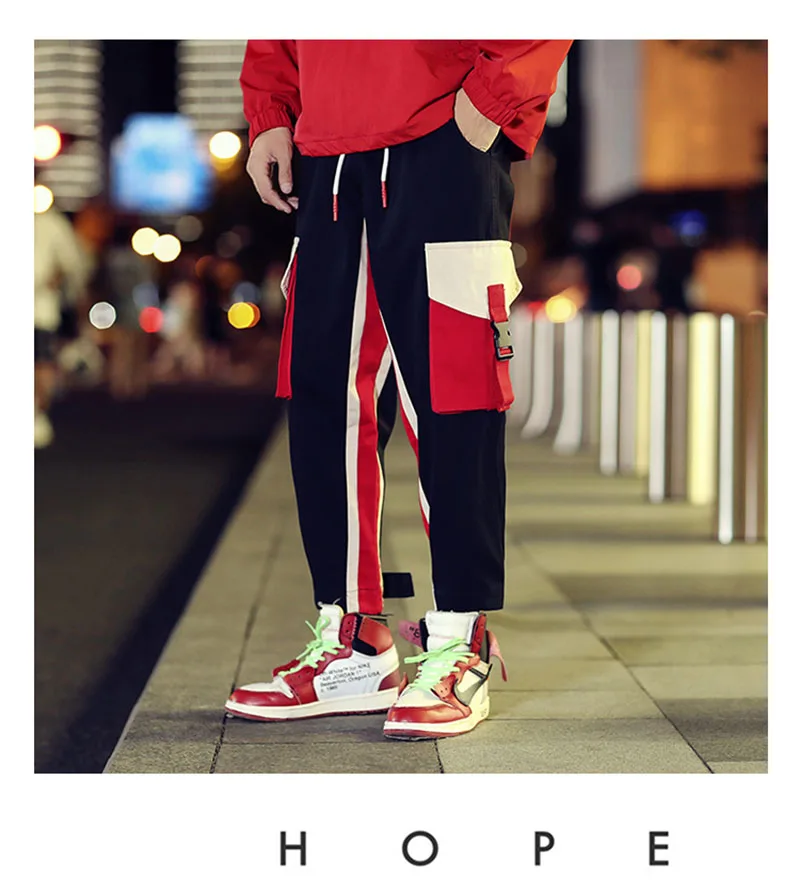 Cool Cargo Pants Men Casual Hip Hop Fashion  (9)
