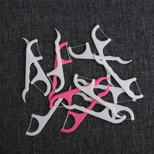 Случайный цвет! 25 шт./компл. новая межзубная зубная нить палочка для чистки зубов пластиковая зубочистки нейлоновая проволока зубочистки зубная нить