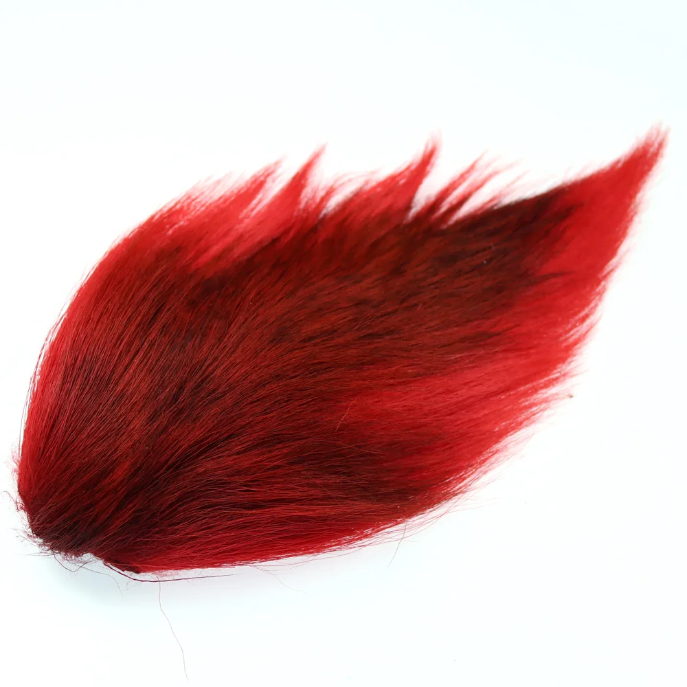 Bimoo цвет Bucktail для завязывания мушек приманки стримеры джигз волосы оленя розовый зеленый синий желтый мухобойка материал