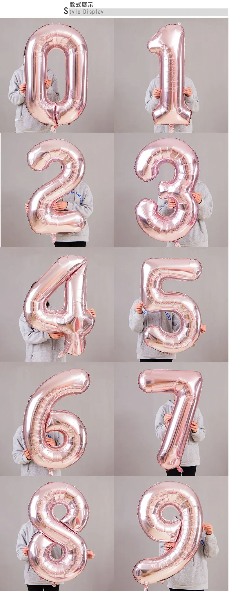 32 дюйма Количество воздушных шаров из розового золота воздушный шар из фольги 18th 30th День рождения украшения для взрослых и детей пользу/воздушные шары вечерние Supplise