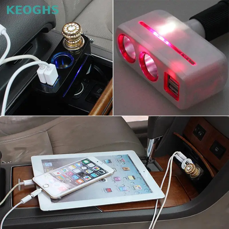 Разветвитель автомобильного прикуривателя 5 В 2 1 А А|cigarette lighter socket splitter|lighter