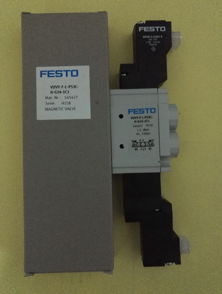 

Solenoid valve 545427 VUVY-F-L-P53C-H-G14-1C1
