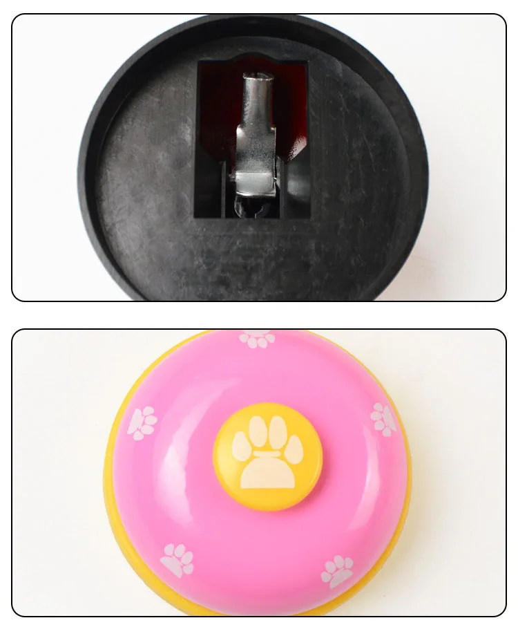 Pet Call Bell собака шарообразные лапы с принтом еда кормление обучающая игрушка для собак интерактивный для щенков обучение инструмент поставка