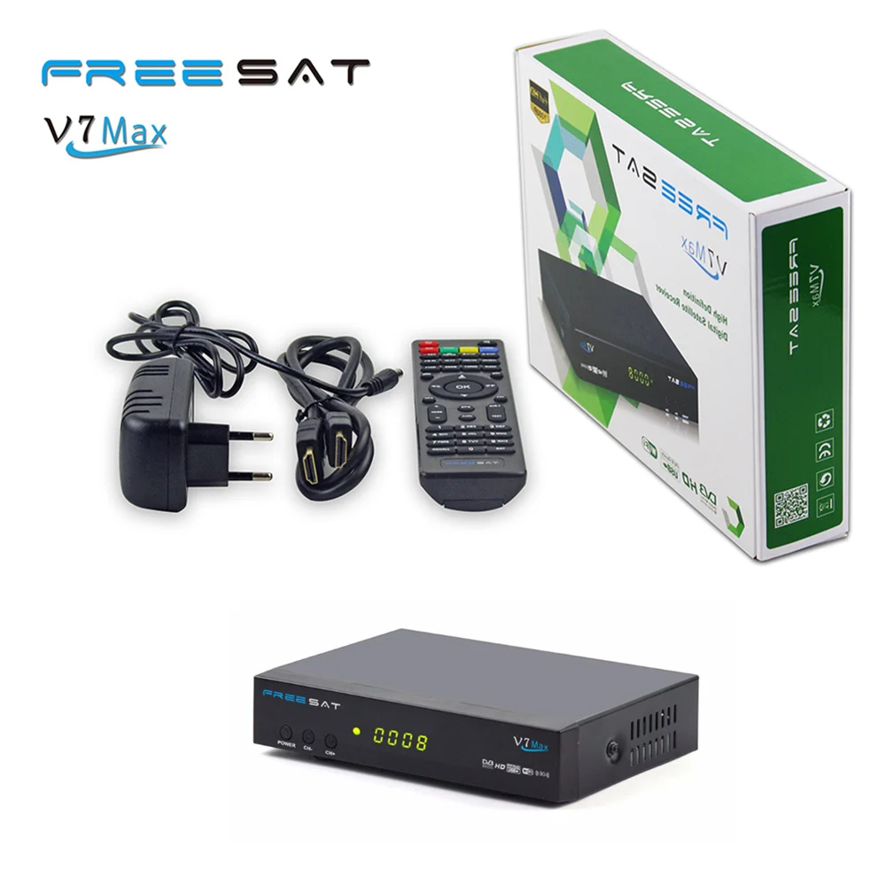 

Free sat V7 Max FTA DVB-S2 Satellite TV Receiver 1080P HD Receptor Decoder Support Ccamd BISS PowerVu AC3 Youtube