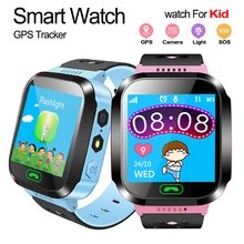 Q528 GPS Детские Смарт часы камера освещения SOS устройство