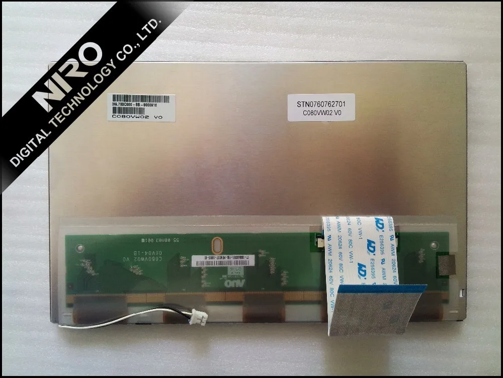 KCVV DHL Shipping Brand New Original Car DVD Navigation 8.0" 800*480 LCD Display Screen C080VW02 V0 Panel For Auto Part | Электронные