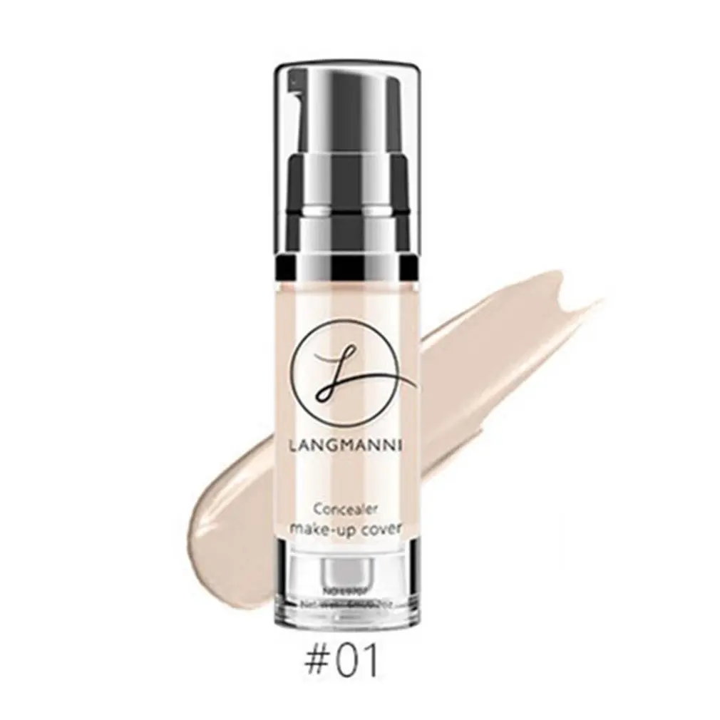 

6ML Women Facial Makeup Foundation Base Liquid Cream Long Lasting Waterproof Moisturizer Face Cosmetic Concealer