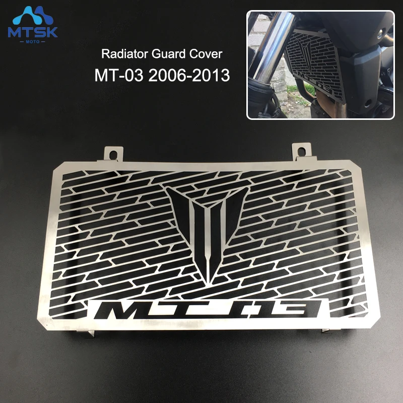 

Motorcycle Radiator Grille Grill Guard Cover Protector For YAMAHA MT03 MT-03 2006 2007 2008 2009 2010 2012 2013 660 CC