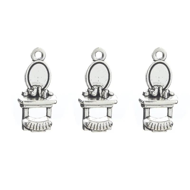 20pcs/lot Dressing Tables Charms Alloy Pendant Antique Pendant Crafts Charms DIY Jewelry Bracelet Necklace Accessories 20*9mm 20pcs/lot Dressing Tables Charms Alloy Pendant Antique Pendant Crafts Charms DIY Jewelry Bracelet Necklace Accessories 20*9mm