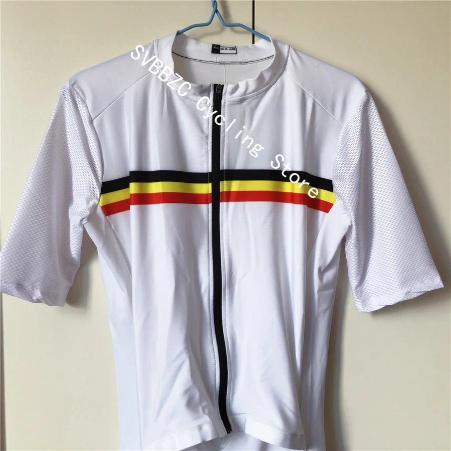 Belgium PRO велокостюм набор мужской комбинезон триатлонный костюм Ropa Ciclismo Maillot Быстросохнущий короткий рукав Велоспорт Спортивная форма