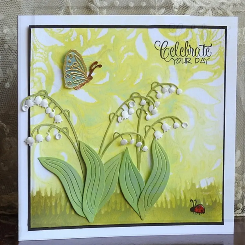 

Naifumodo Tulip Dies Spring Flower Metal Cutting Dies Stencils for DIY Scrapbook Paper Card Decorative Craft Embossing New 2019