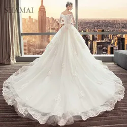 Vestido de Novia Shamai Vestidos de Novia Elegantes Apliques Rebordear Vestidos Novia Corte Tren Boda Vestido Nupcial Envío Gratis Vestido de Novia Shamai Vestidos de Novia Elegantes Apliques Rebordear Vestidos Novia Corte Tren Boda Vestido Nupcial Envío Gratis