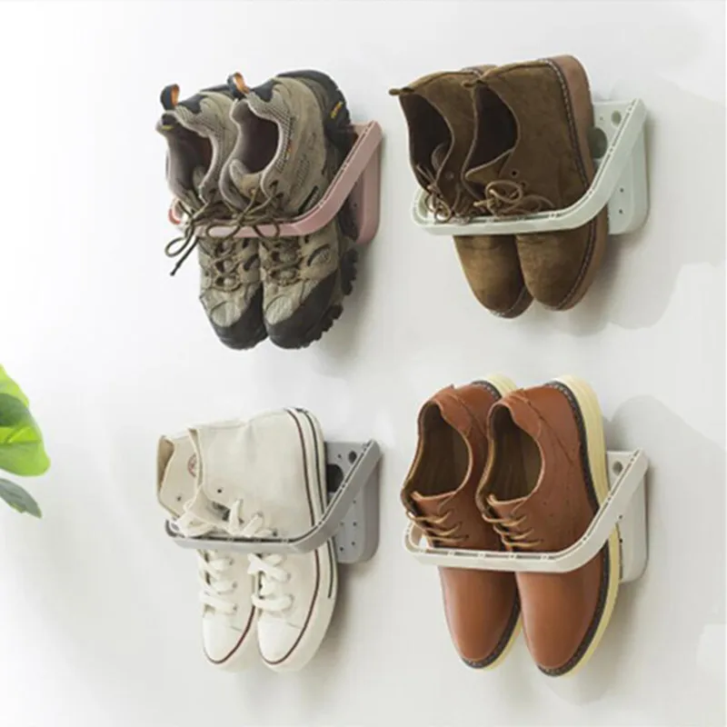

Household Articles Hanging Shoe Rack Saves Space Foldable Wall Hanging Shoe Content Rack Slipper Content Rack Domestic Bedroom
