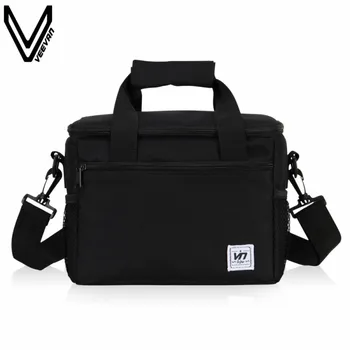 

VEEVANV Portable Insulated Lunch Bag For Kids Cooler Box Tote Bag Women Men Lunch Box Messenger Bags Multifunction Thermal Bag