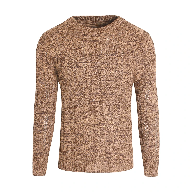 Sweater Men 2018 Brand Thickening Pullover Sweater Male O-Neck Color Dot Slim Fit Knitting Mens Sweaters Man Pullover Men XXL