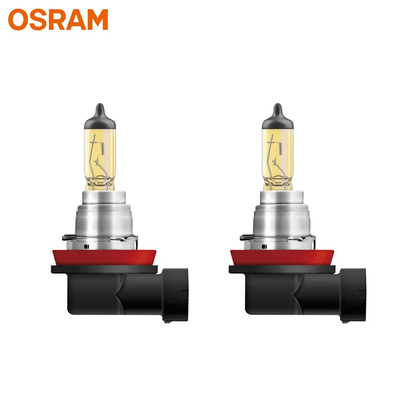 OSRAM противотуманный выключатель H8 12 в 35 Вт 2600 к желтый цвет Авто головной светильник автомобильная лампа противотуманная фара+ 60% светильник+ 200% желтый 62212FBR(двойной