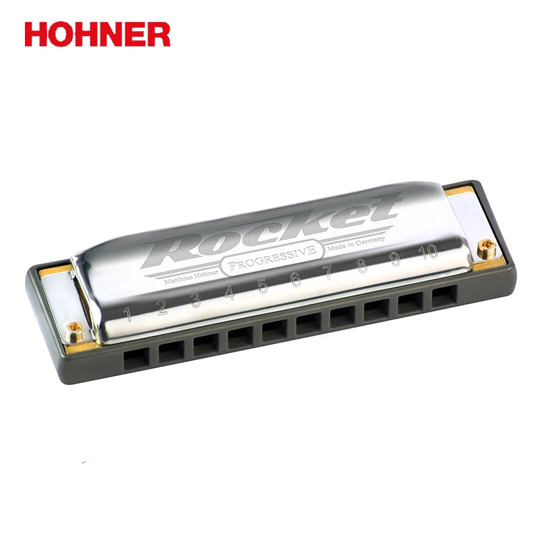 Hohner 10 Hole Rocket диатоническая Губная гармошка полимерная расческа блюз Арфа, Ключ C с подарками